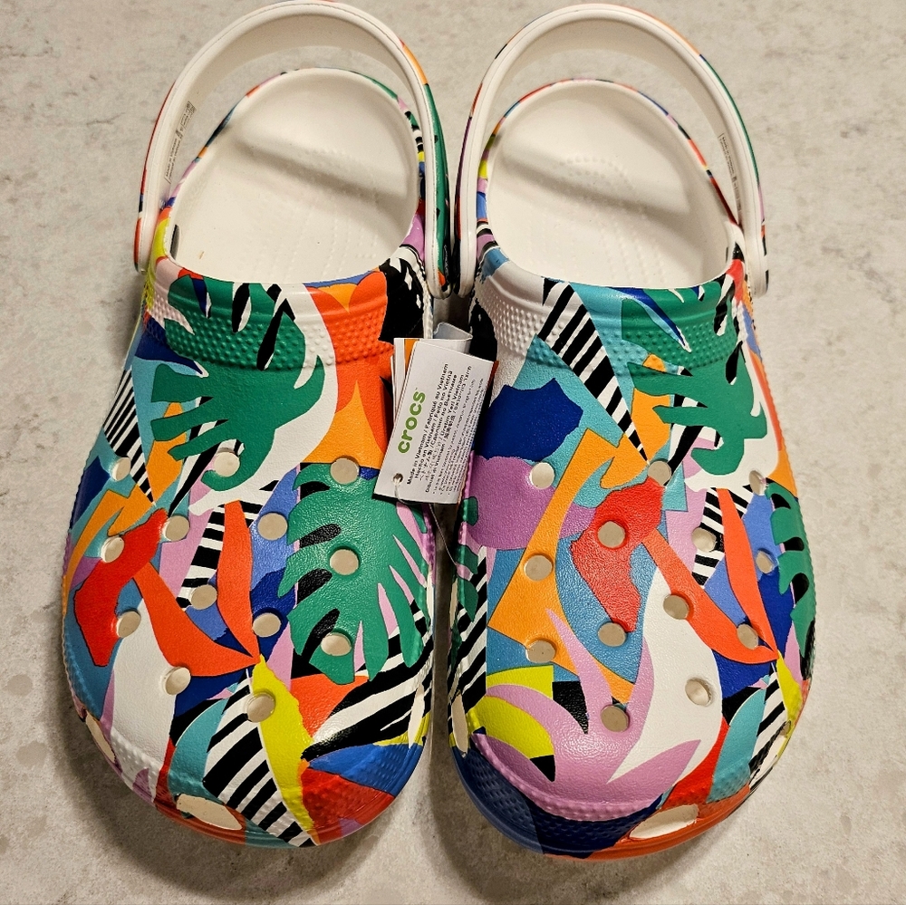 Size 11 colorful crocs